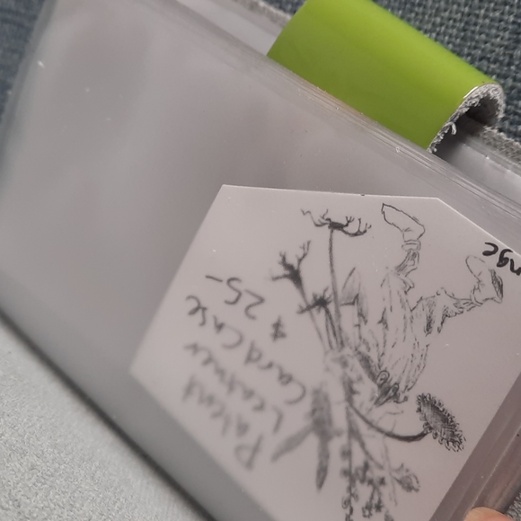 Patent Leather Orange Green Wallet Business Card Credit Cards Photos - Picture 6 of 6